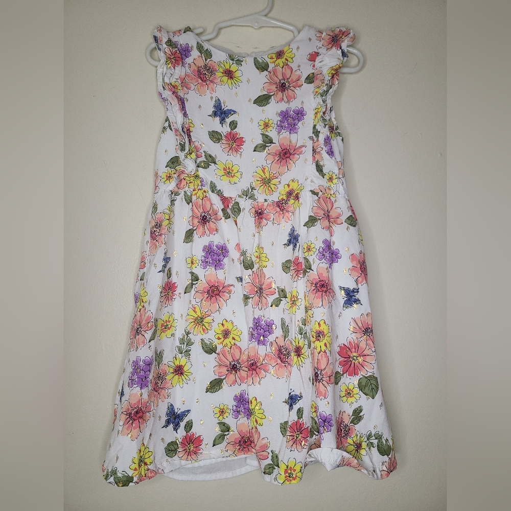 Wonder Nation Girls Floral Dress 5T